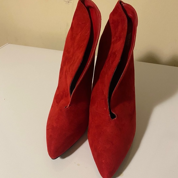 Hot Red booties - Picture 2 of 6